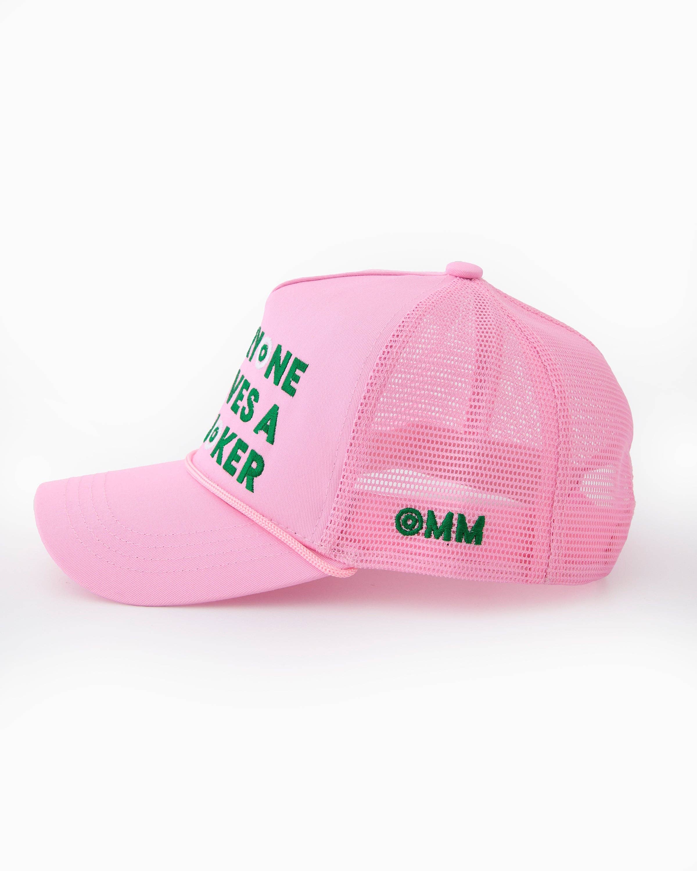 Oh My Mahjong - Wholesale Trucker Hat - Women's - Pink Everyone Loves a Joker Hat1