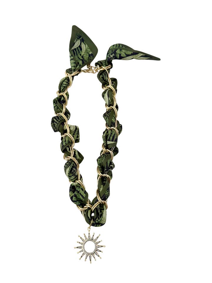 Tallie Scarf Chain Necklace for wholesale by Gemelli