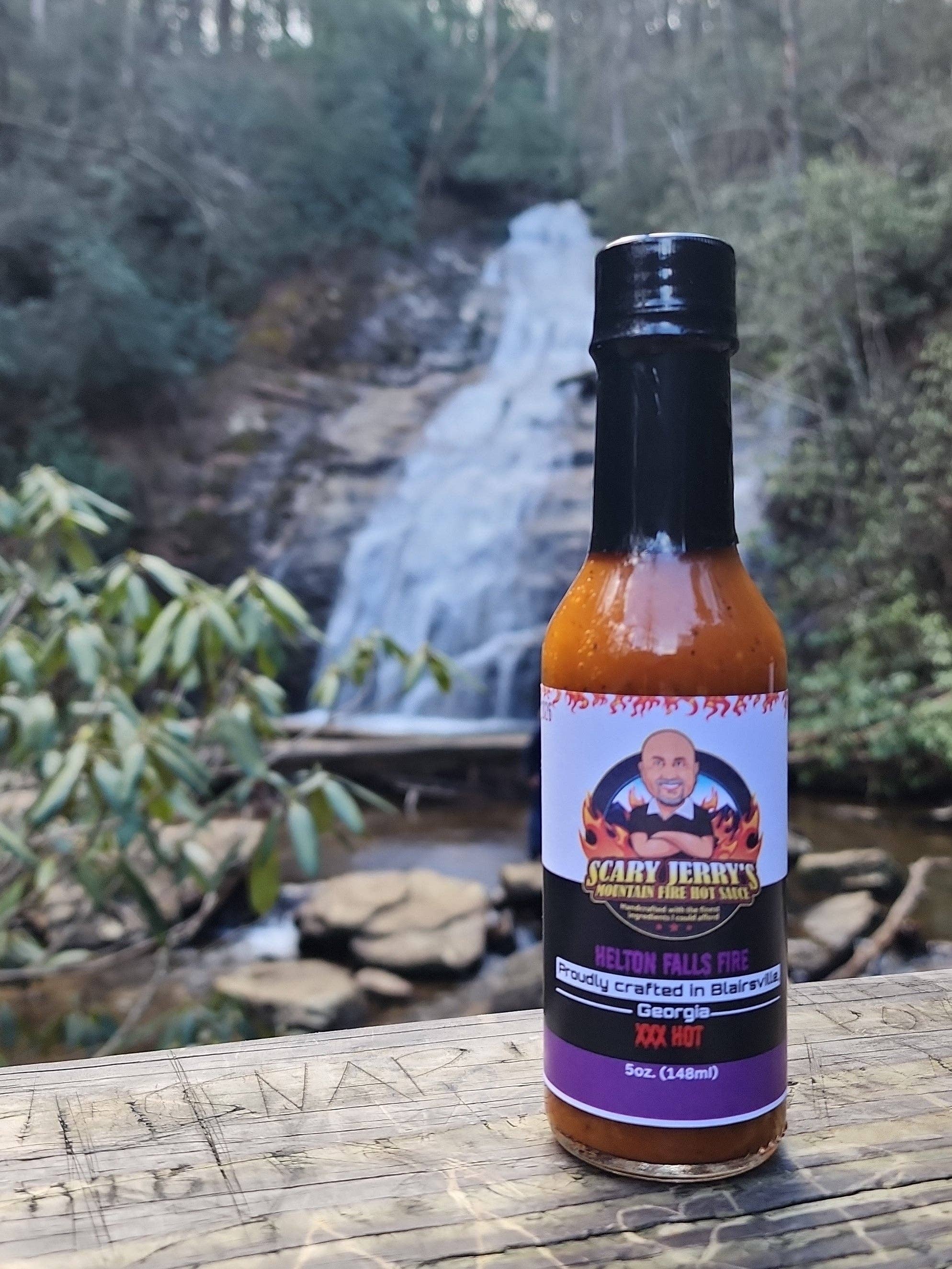Scary Jerry's Mountain Fire Hot Sauce - Wholesale Hot Sauce - Helton Falls Fire Hot Sauce3