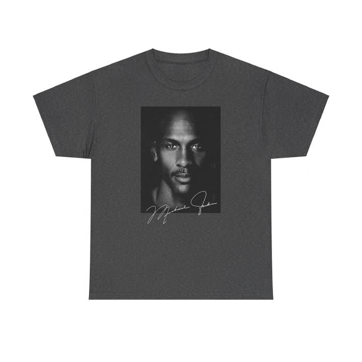 TheKingShirt - Wholesale Screen Printed T-Shirt - Unisex - Jordan Big Face Vintage Shirt - Signed Michael Jordan Tee3