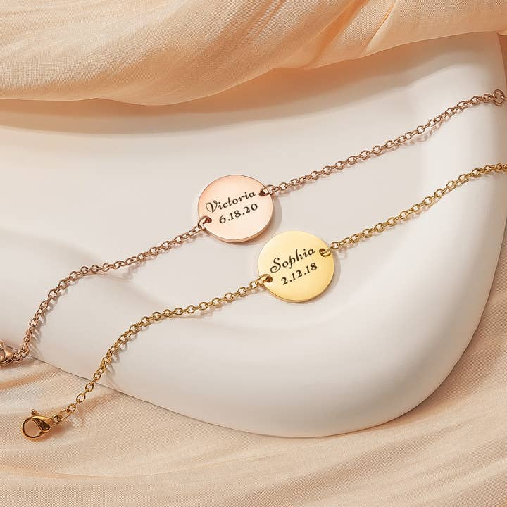 Bracciale Personalizzato con Incisione per Mamma - Regalo di Gioielli per la vendita all'ingrosso da parte di Anavia