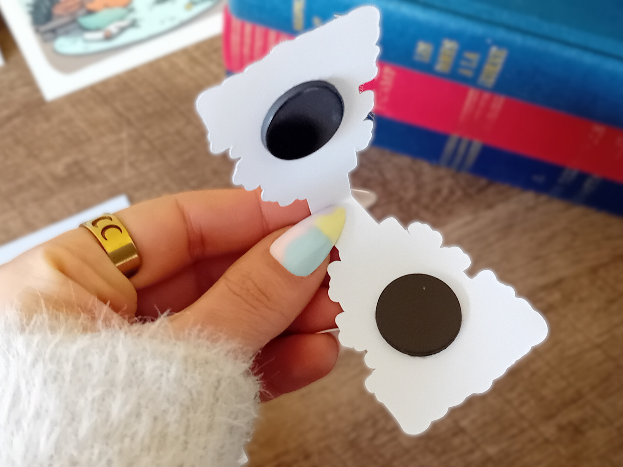 La baleine qui embosse - Wholesale Bookmark - Magnetic Bookmark - Anti Social Book Club5