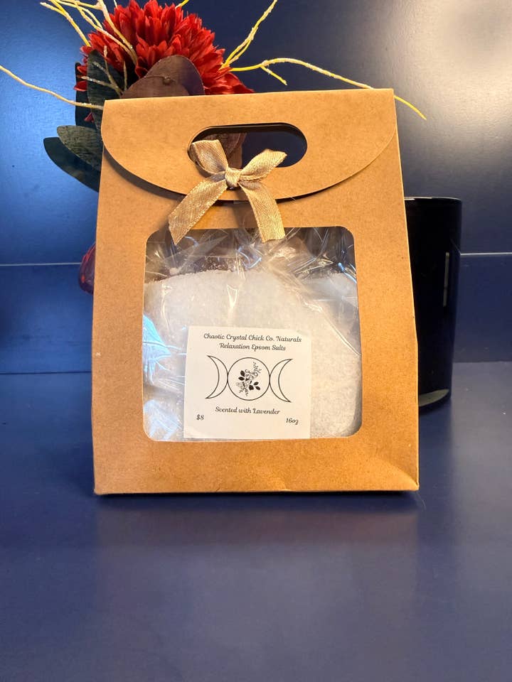 Relaxation Epsom Salts for wholesale by Chaotic Crystal Chick Co.