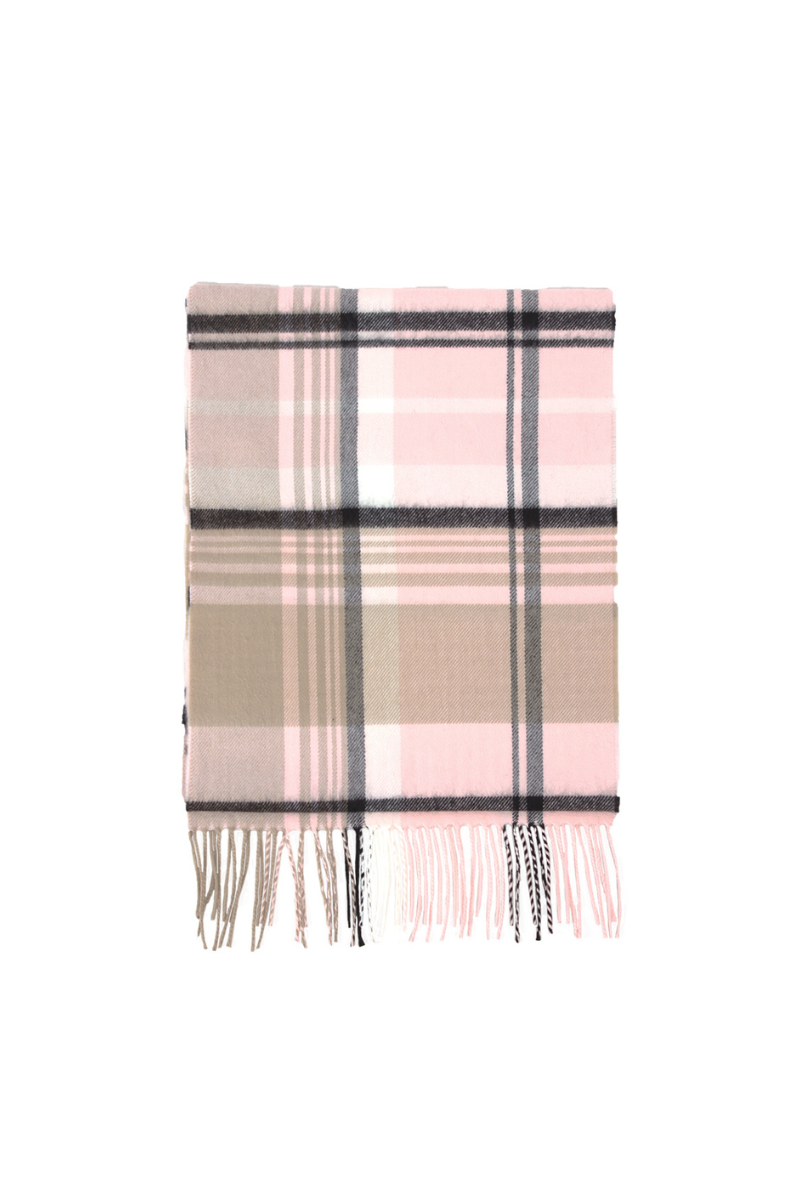David And Young - Wholesale Scarf - Unisex - Softer than Cashmere PLAID BUFF Vegan Cashmere Touch Scarves1