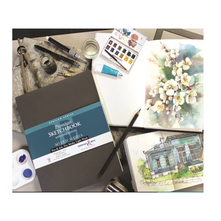 Stillman & Birn Carnet de croquis pour techniques mixtes - Série Epsilon pour la vente par Exaclair
