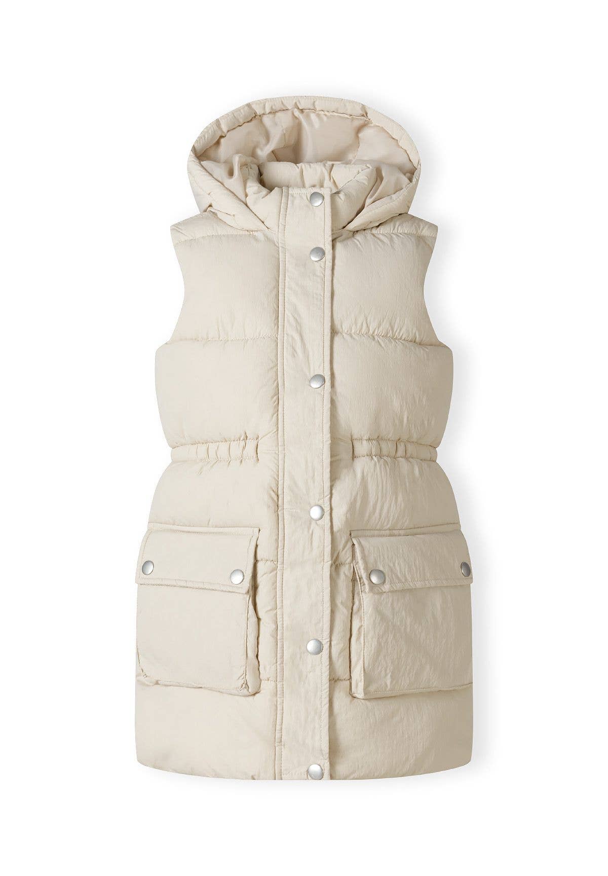 Minoti sp. z o.o. - Wholesale Outerwear Vest - Kids - Girls Padded Gilet with Snap Fastening6