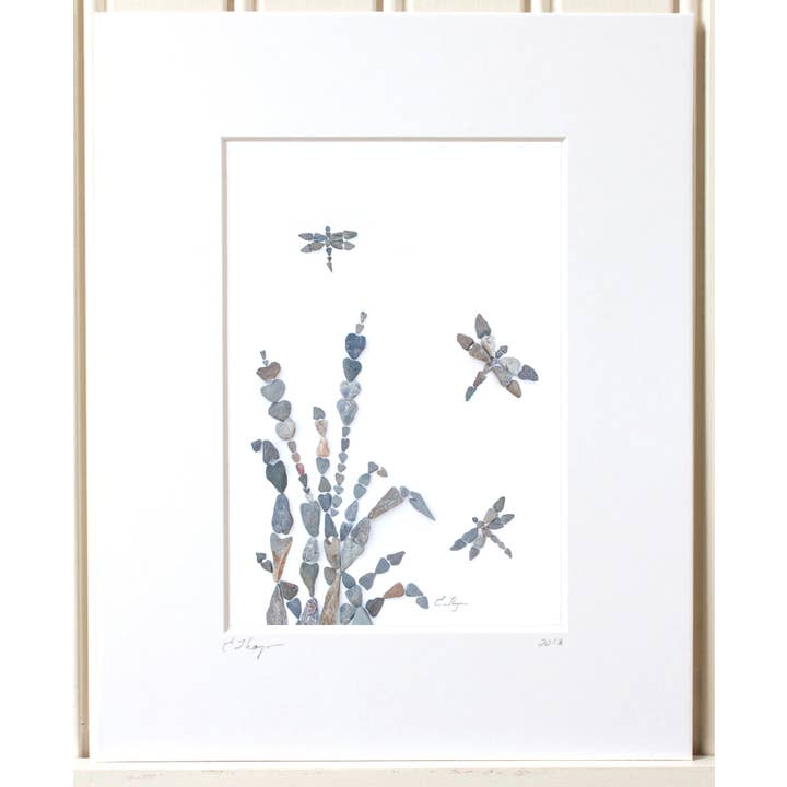 Art animalier | Impression artistique sur les libellules pour la vente par Love Rocks Me®