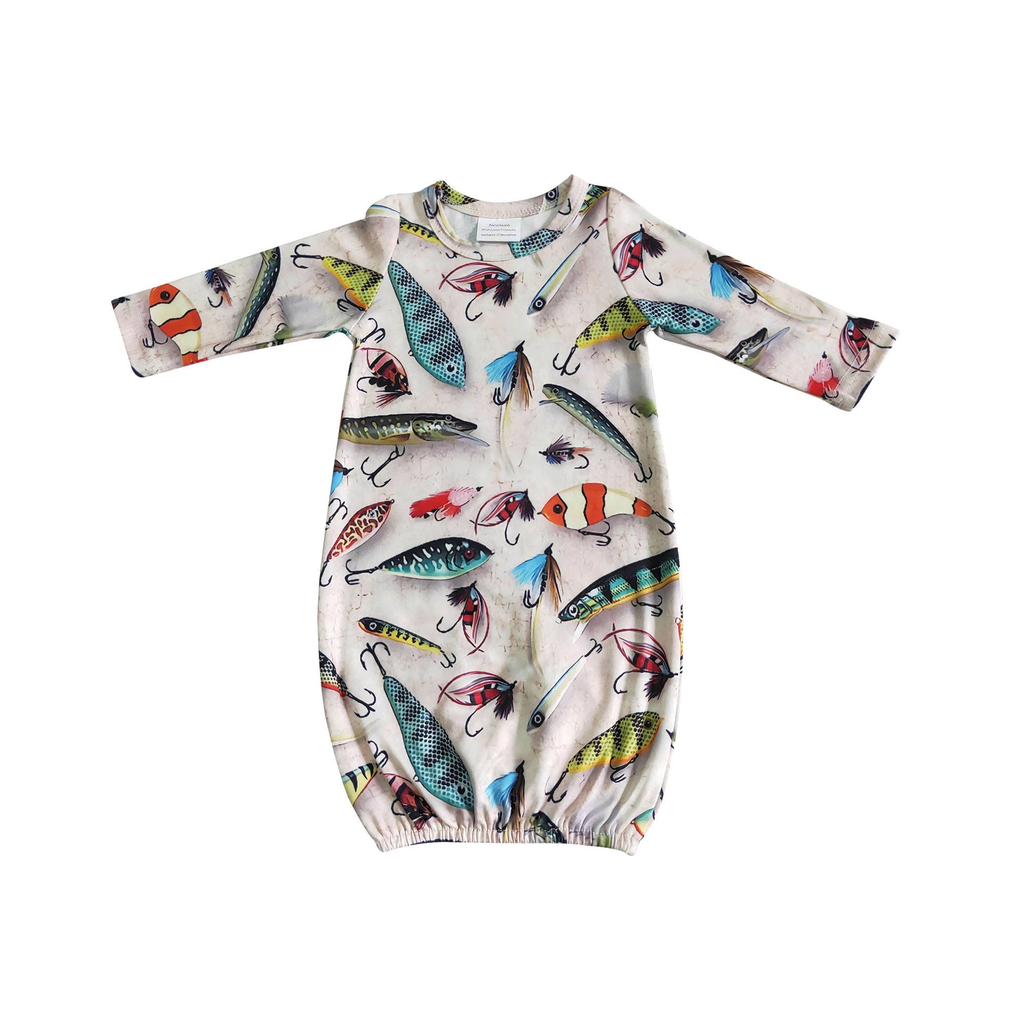 Aier Wholesale - Wholesale Babygown - Baby - Baby newborn fishing gown2
