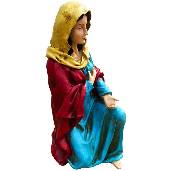 Santa’s Workshop Inc. - Wholesale Nativity Scene Decor - 12 Piece Outdoor Nativity Set with Solid Wood Creche6