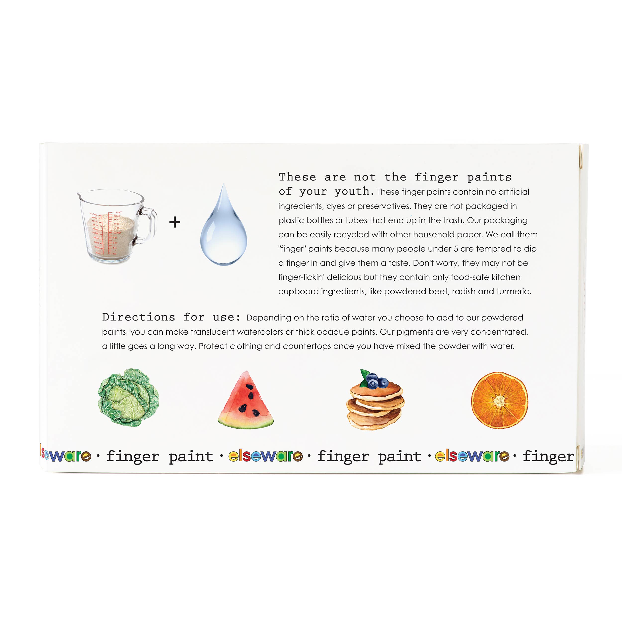 elseware unplug / eco-kids - Vente Peinture au doigt - Peinture au doigt - Longue durée, stable à la conservation, non toxique6