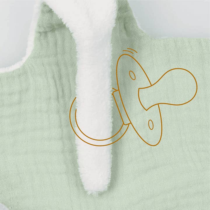 Bean Baby Clothes - Wholesale Security/Cuddle Blanket - Baby - DouDou Nana Star in Cotton Muslin and Polar Back