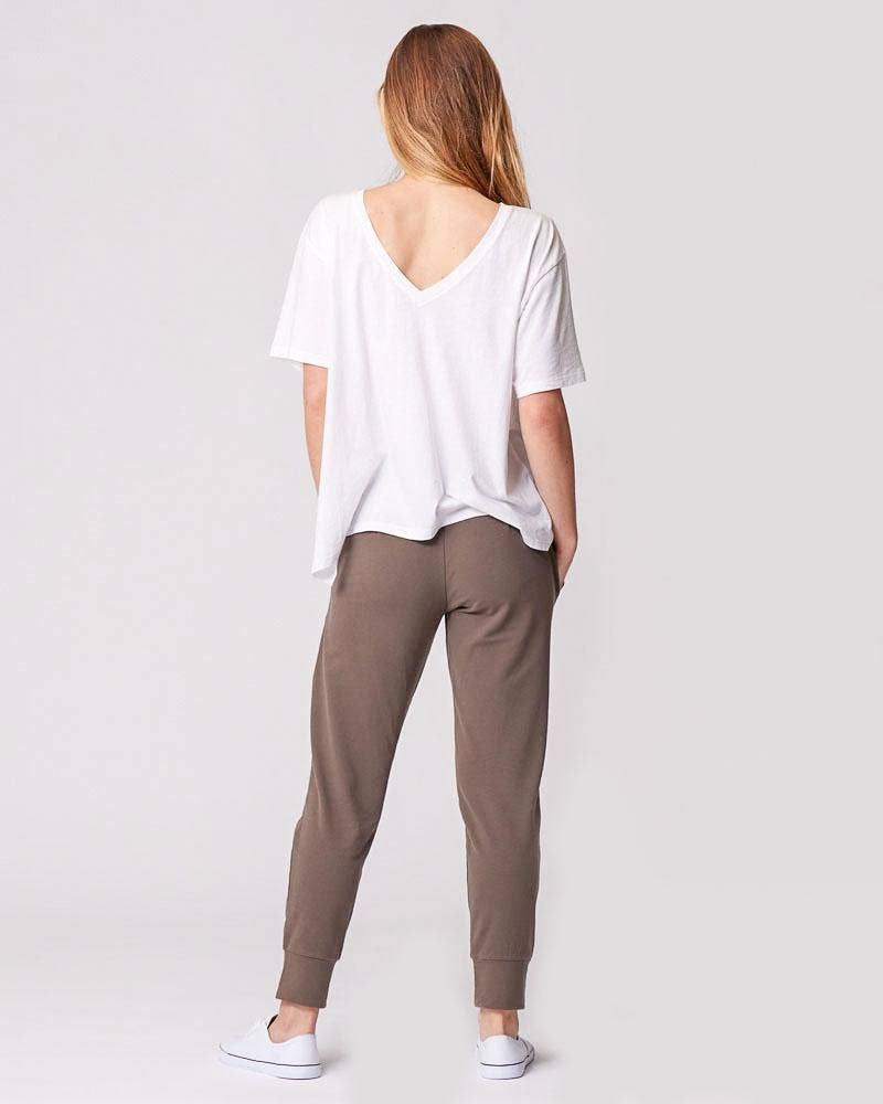 Everywhere V-Neck Tee - White for wholesale on Faire2