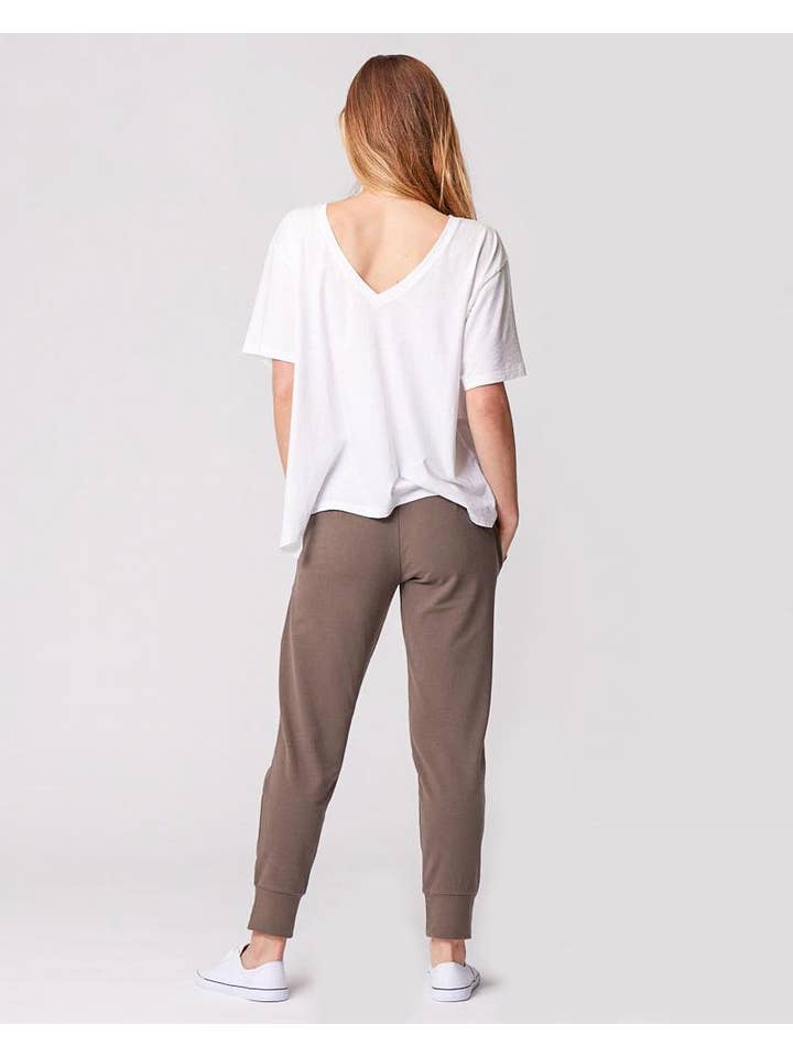 Everywhere V-Neck Tee - White for wholesale on Faire2