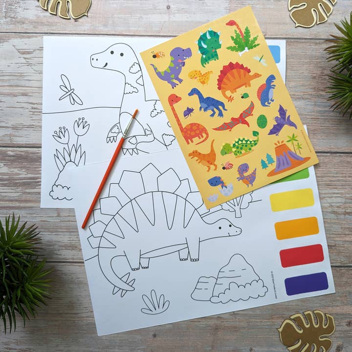 Robert Frederick Ltd – wholesale Art set – Child & baby – Paint Palette Art Set - Dinosaurs2