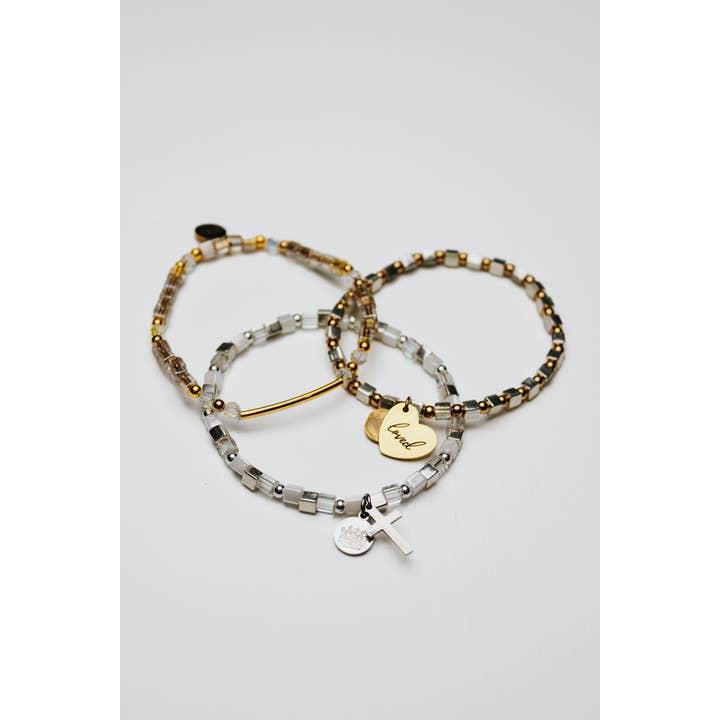 Crowned Free - Wholesale Charm/Dangle Bracelet - Deborah Bracelet - Made by Survivors3