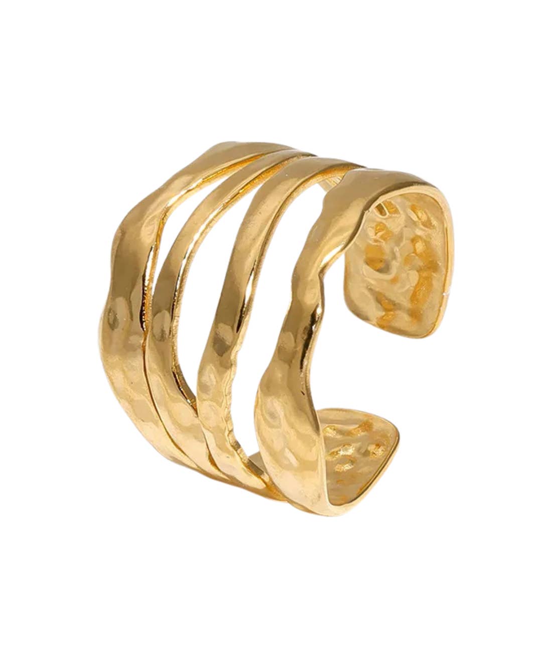 Positiva Jewelry - Vendita all'ingrosso Anelli cocktail/statement - Anello di flusso d'onda