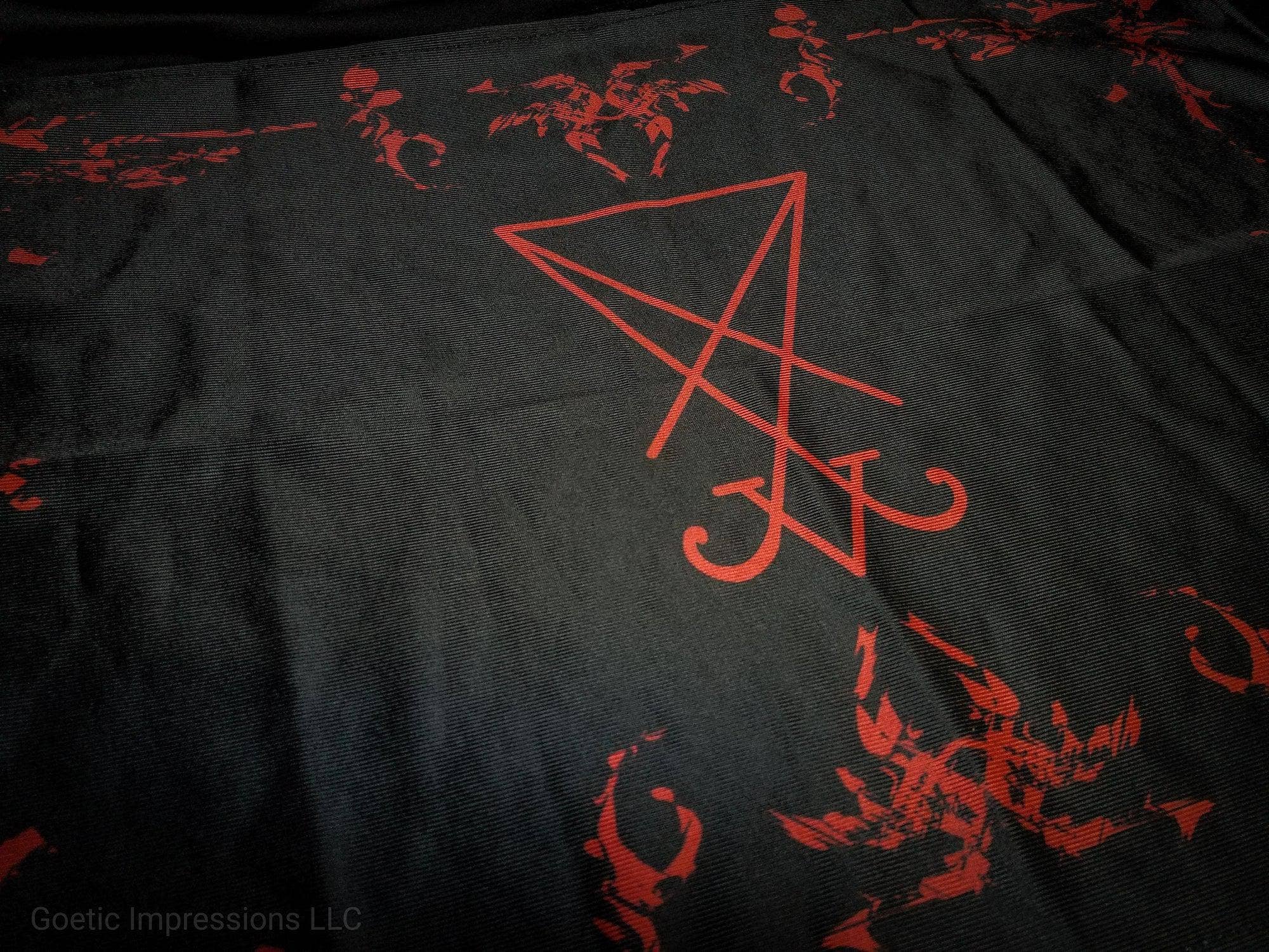 Goetic Impressions - Wholesale Tapestry/Textile - Lucifer Altar Cloth2