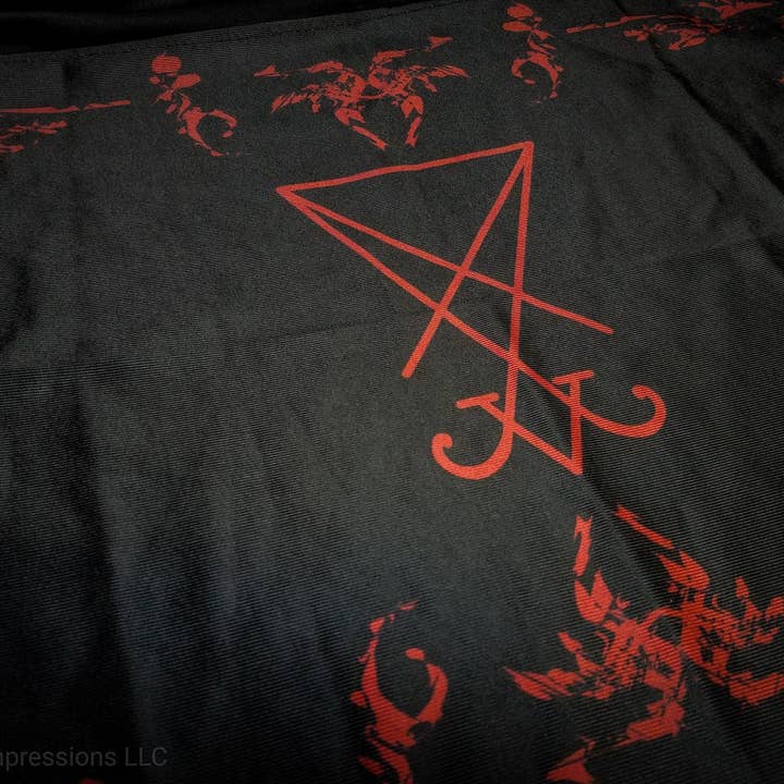 Goetic Impressions - Wholesale Tapestry/Textile - Lucifer Altar Cloth2