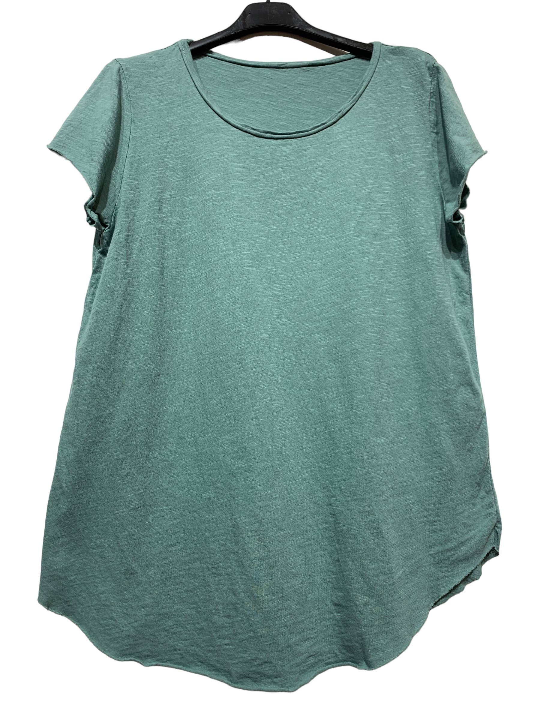 LINEN & COTTON HOUSE – Engroshandel T-shirt – til kvinder – Bomuld t-shirt med rund hals, basis 811767