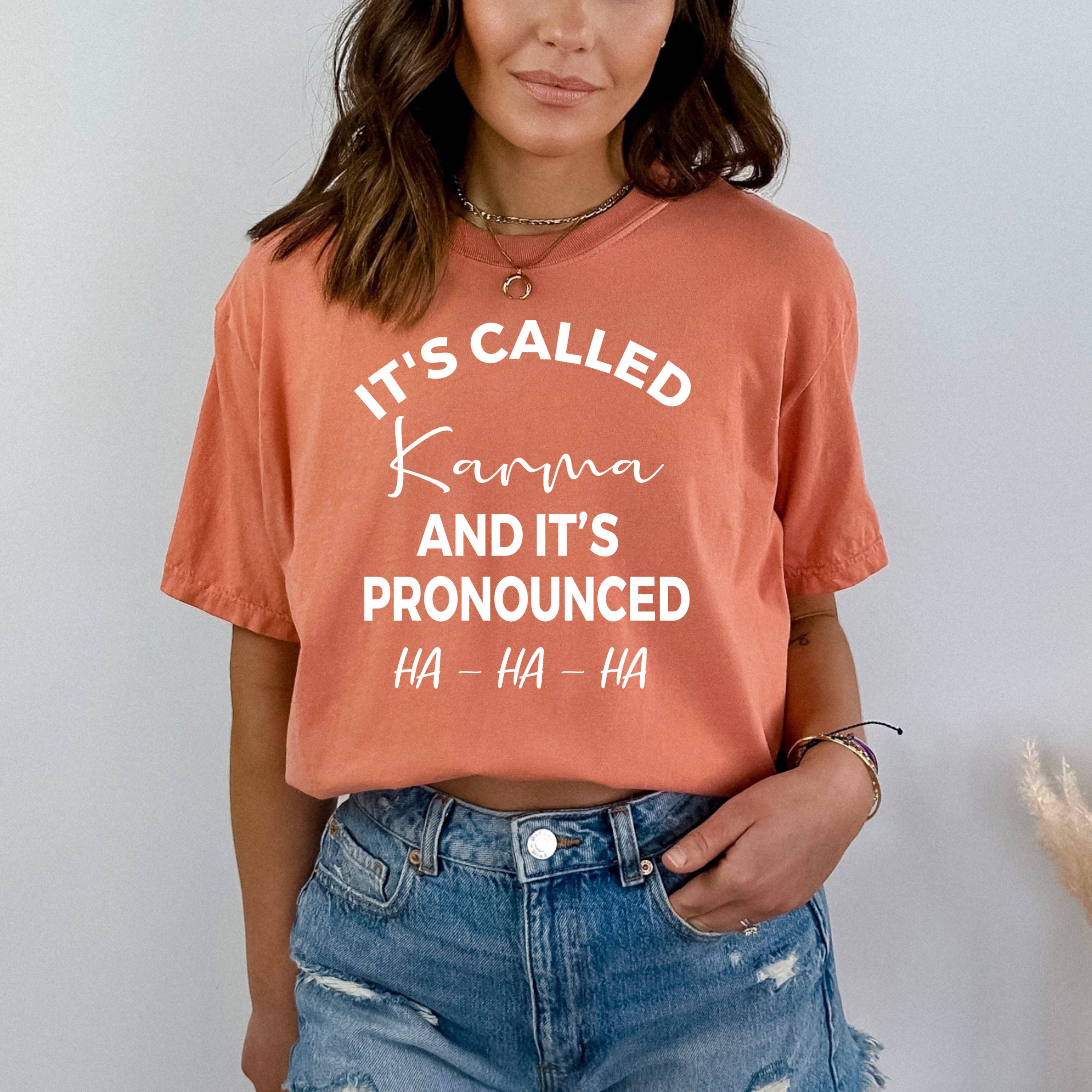 LA Shirt Company - Wholesale T-Shirt (Graphic) - Women's - It's Called Karma - Bella Canvas6