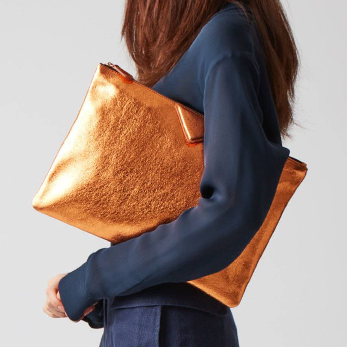 Lily Clothing - Vente Pochette – femme - Pochette à grande capacité en PU doux à paillettes1