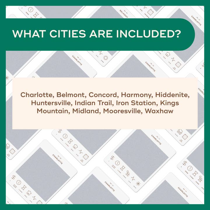 Reach International Outfitters - Wholesale Card Game - Charlotte Adventure Bucket List5