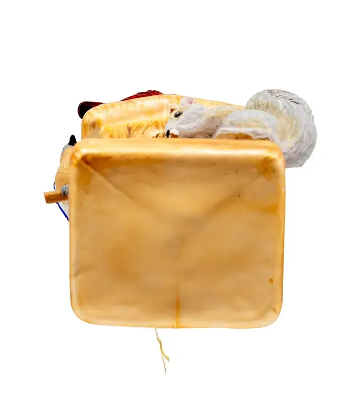 Kurt S. Adler, Inc. - Vente Objets de décoration - Ornement de mangeoire à oiseaux en verre Noble Gems de 5"5