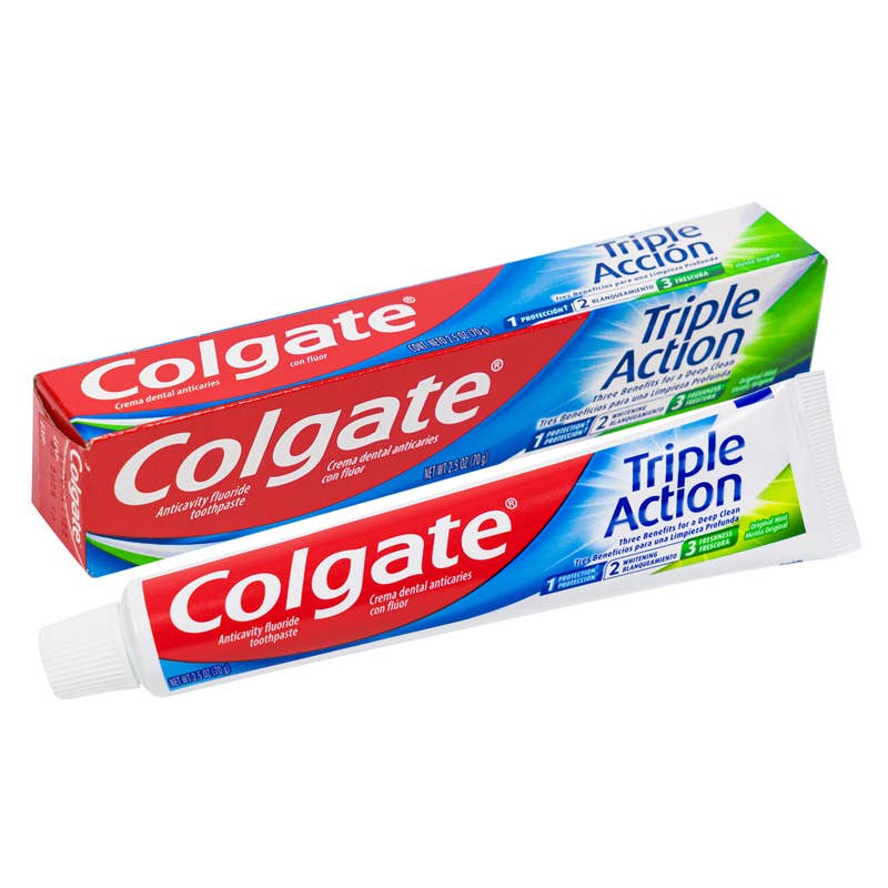 Deluxe Import Trading - Wholesale Toothpaste - Colgate Triple Action Toothpaste - 2.5oz0