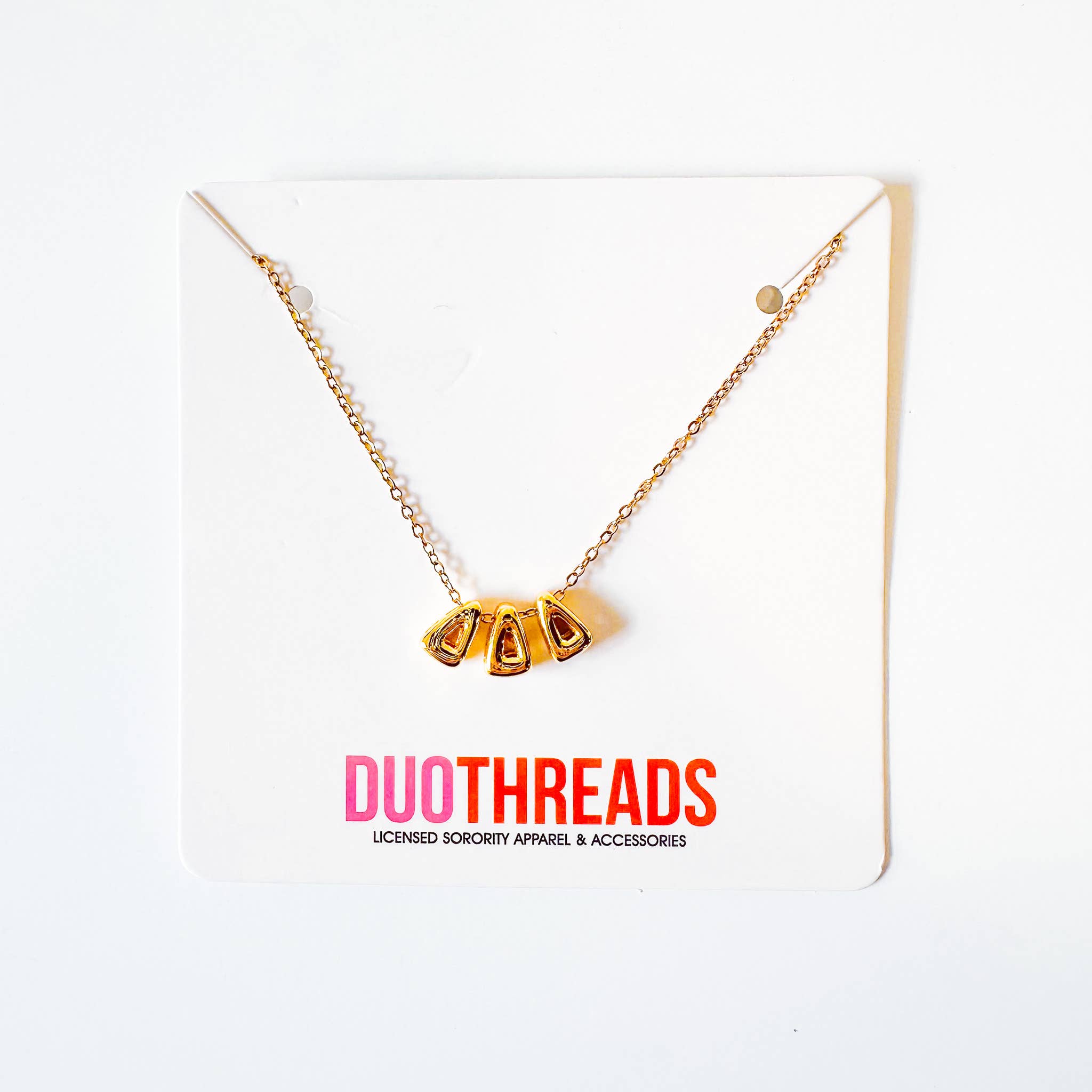 Duo Threads - Wholesale Pendant/Charm Necklace - Bubble Letter Sorority Necklace15