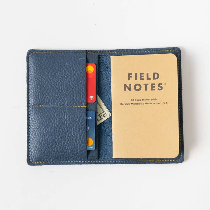 KMM & Co. - Wholesale Passport Case - Unisex - Blue Cypress Passport Wallet