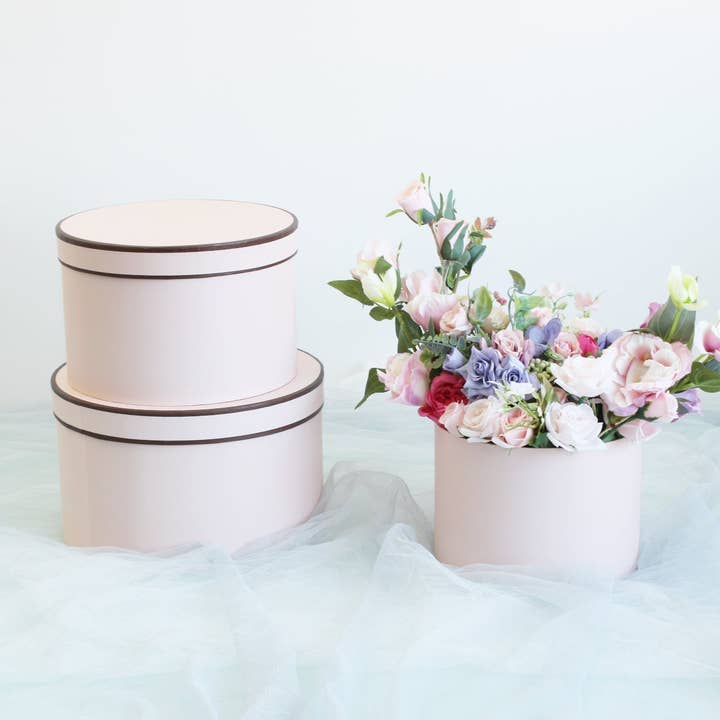 Elegant Design Supply - Wholesale Gift Box - French Inspired Round Flower Box8