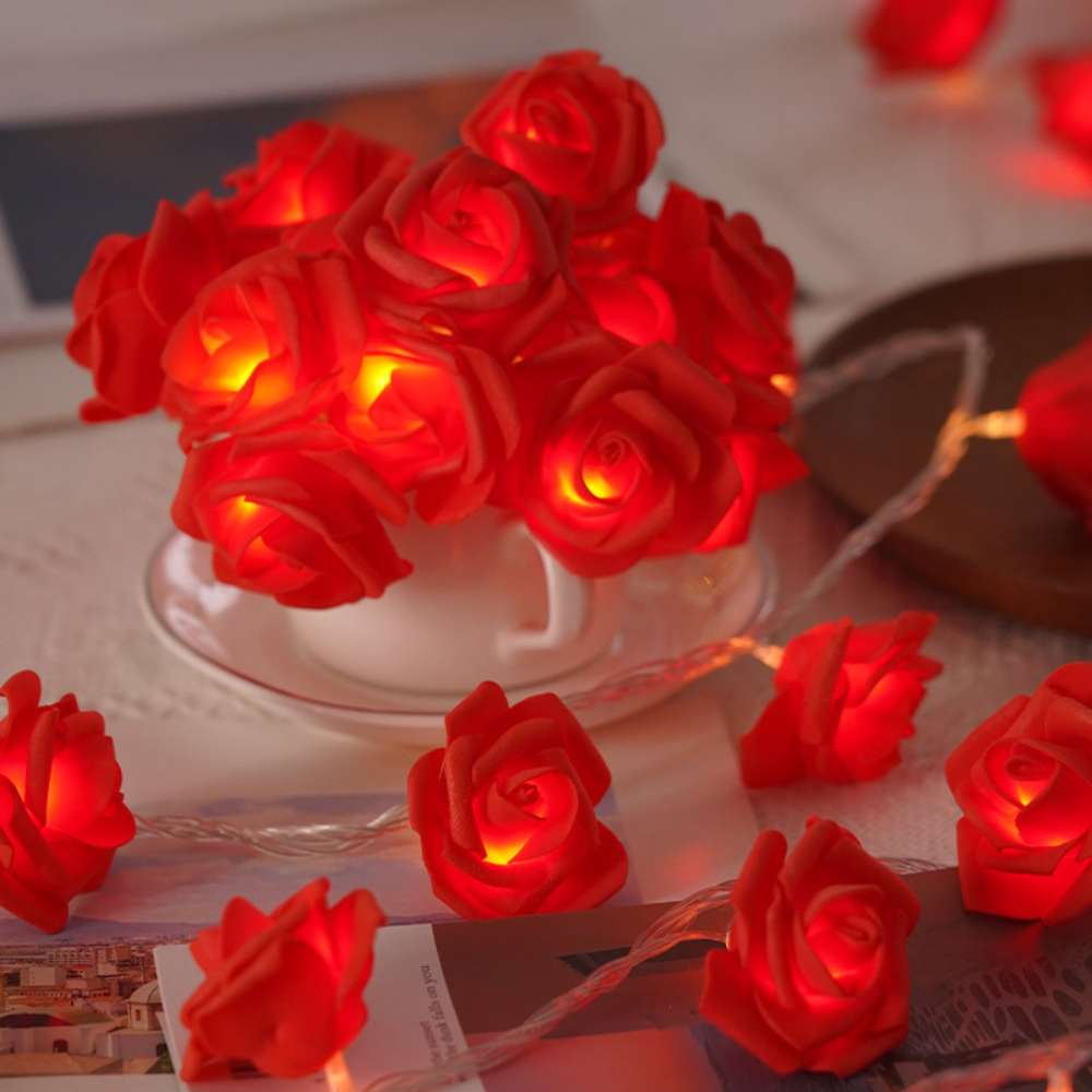 Moderny - Wholesale String Lights - Rose Flower Lights String6