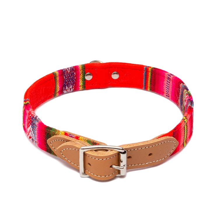 Hiro + Wolf - Wholesale Pet Collar - Dog - Inca Orange Dog Collar