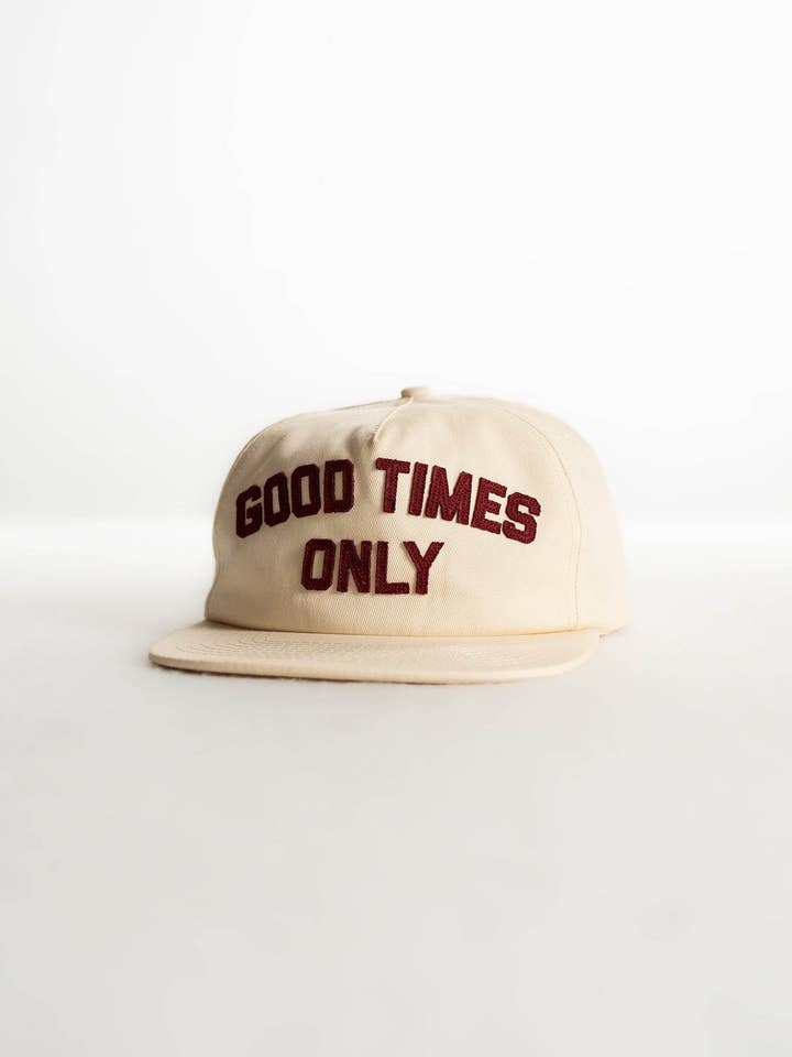 Casquette Good Times Only pour la vente par Iron & Resin