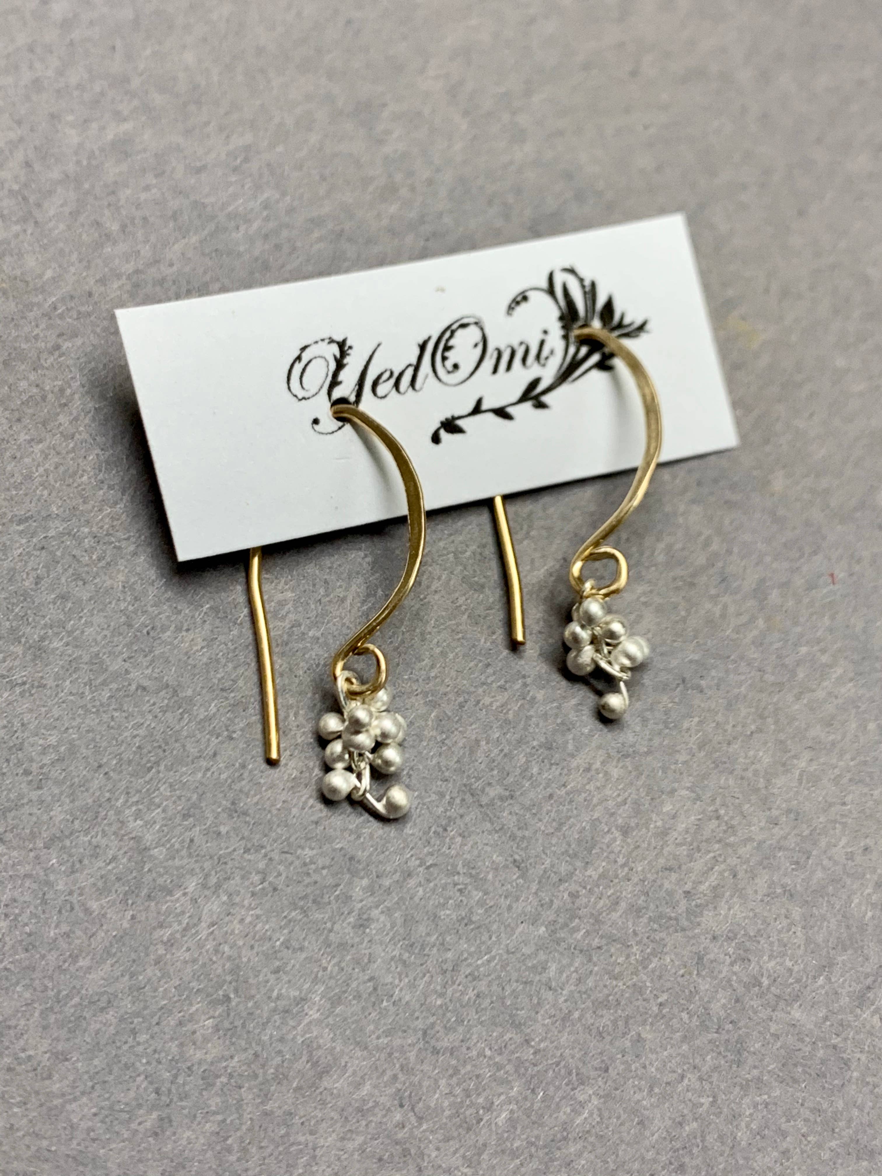 YedOmi Jewelry - Wholesale Dangle Earrings - Mini Wisteria Caviar Hook Earrings6