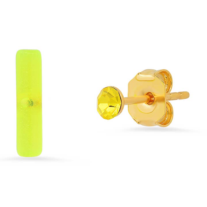 Neon Mismatched Stick Studs for wholesale by Tai Jewelry