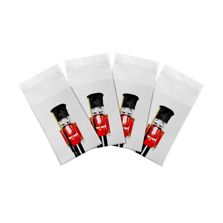 Nutcracker Cotton Sateen Dinner Napkins for wholesale by Nicolette Mayer Collection