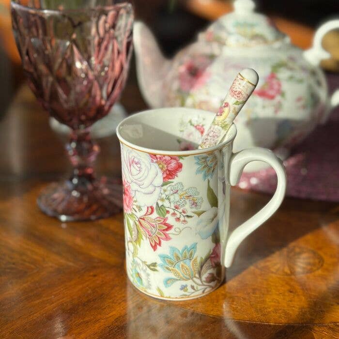 STP - Wholesale Coffee Mug - Dream Garden Bone China Tea/Coffee Mug in Gift Box1