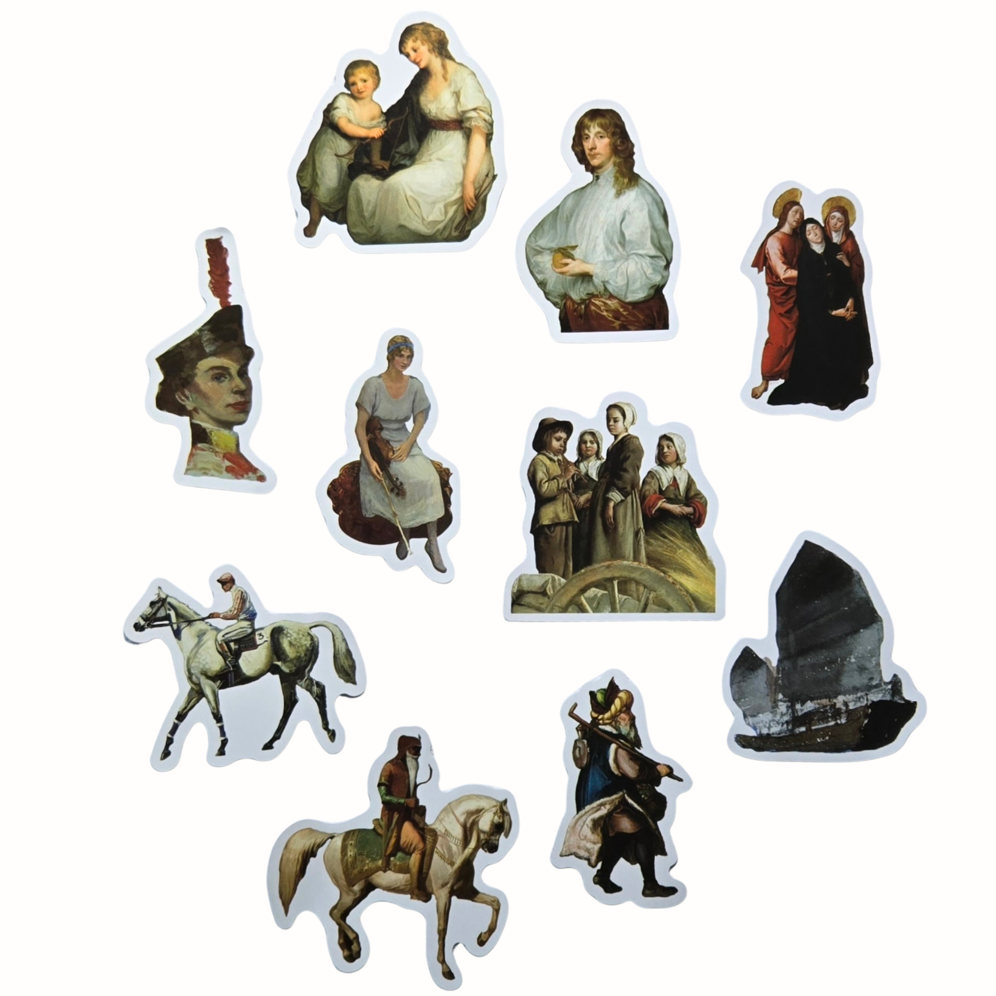 Fiona Accessories - Vente Autocollant - Autocollants d'art pour boutiques de cadeaux de musées, peintures d'artistes célèbres4