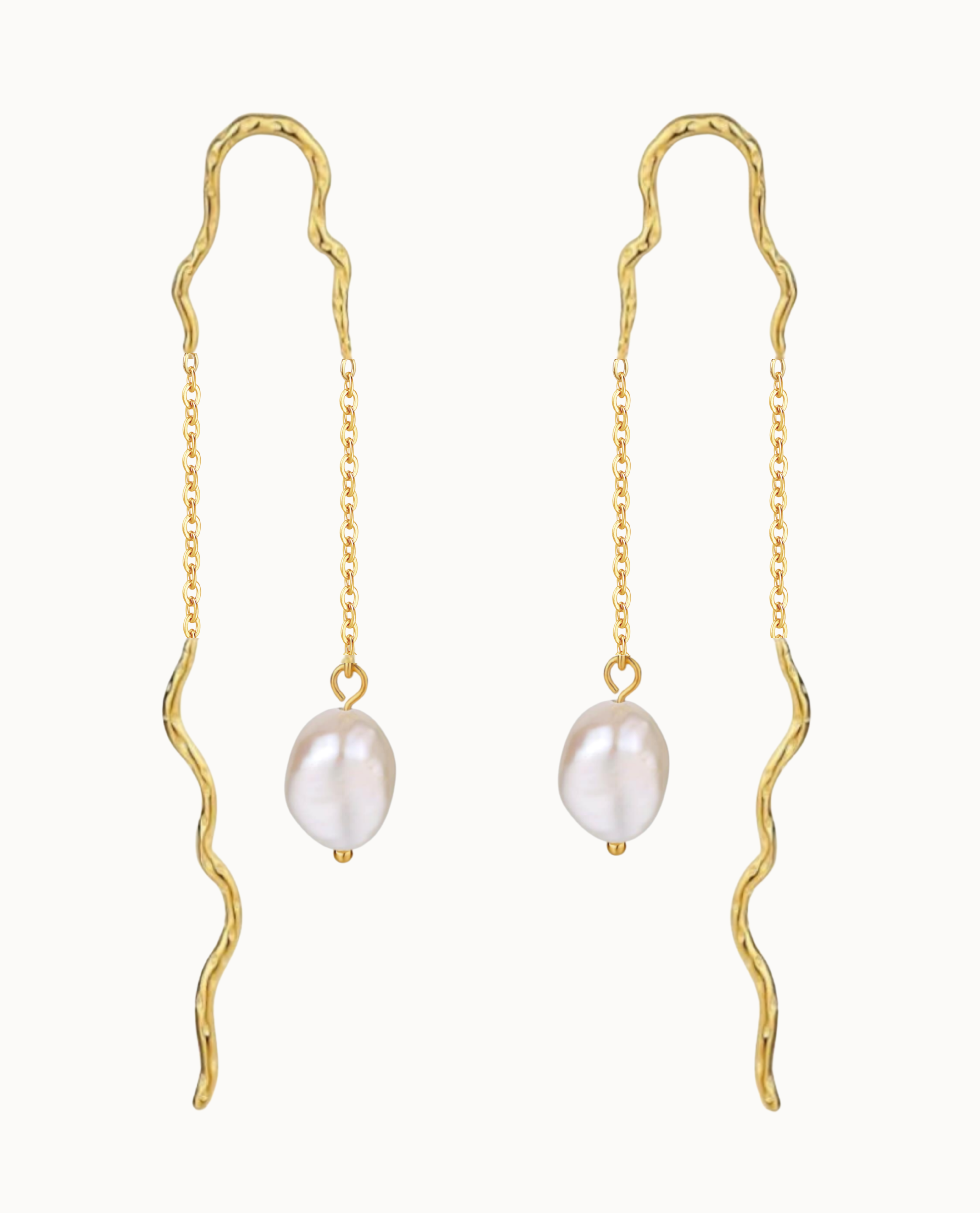 Nava Copenhagen - Wholesale Dangle Earrings - Raja Earrings - Gold Plated0