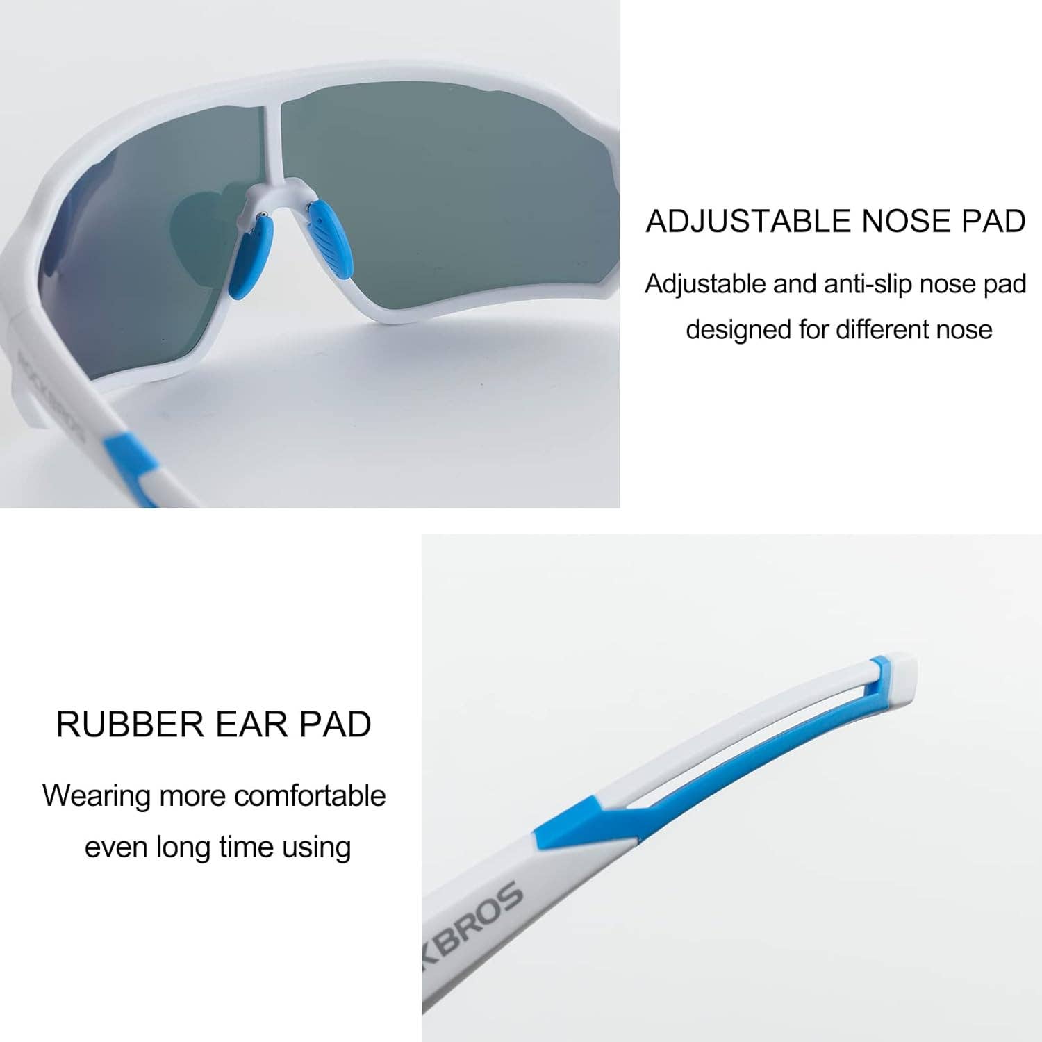 SPARE-SPECS, LLC - Wholesale Sunglasses - Unisex - ROCKBROS Polarized Full Lens Sunglasses Cycling Bicycle Glasses Outdoor Sports Eyewear UV40033