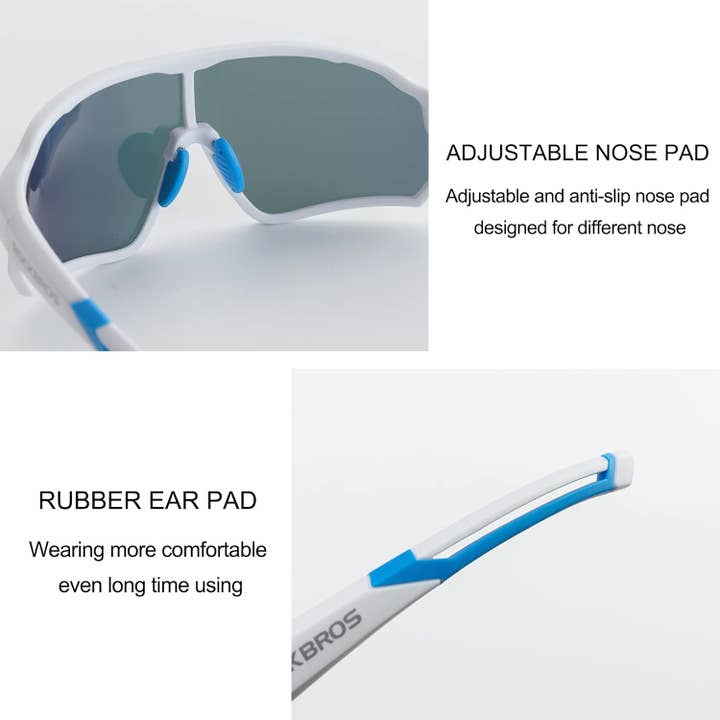 SPARE-SPECS, LLC - Wholesale Sunglasses - Unisex - ROCKBROS Polarized Full Lens Sunglasses Cycling Bicycle Glasses Outdoor Sports Eyewear UV40033