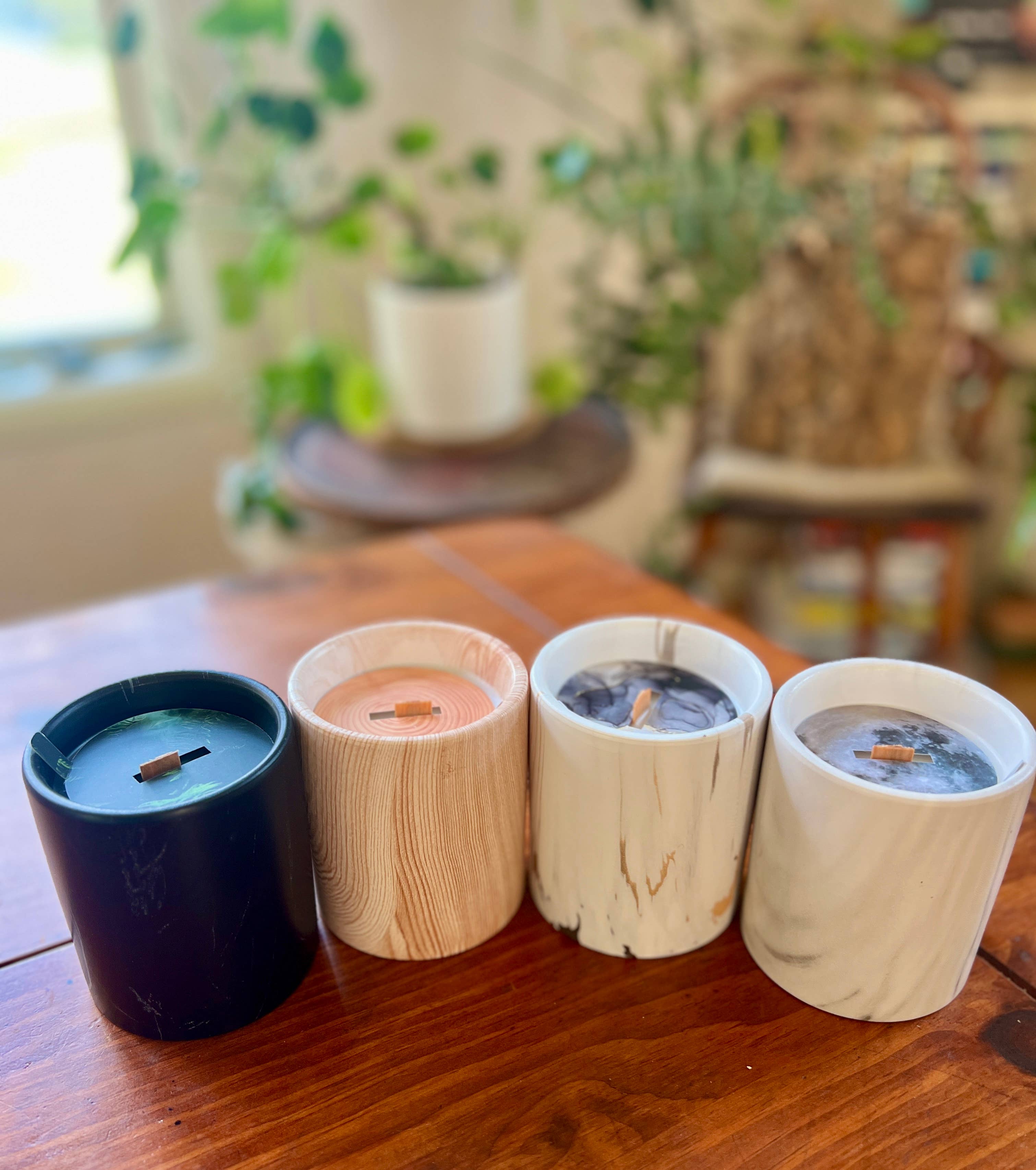 The Sacred Wild Candle Co - Wholesale Jar/Filled Candle - Biophilia: White Marble + Pure Fresh Air Scented Candle16