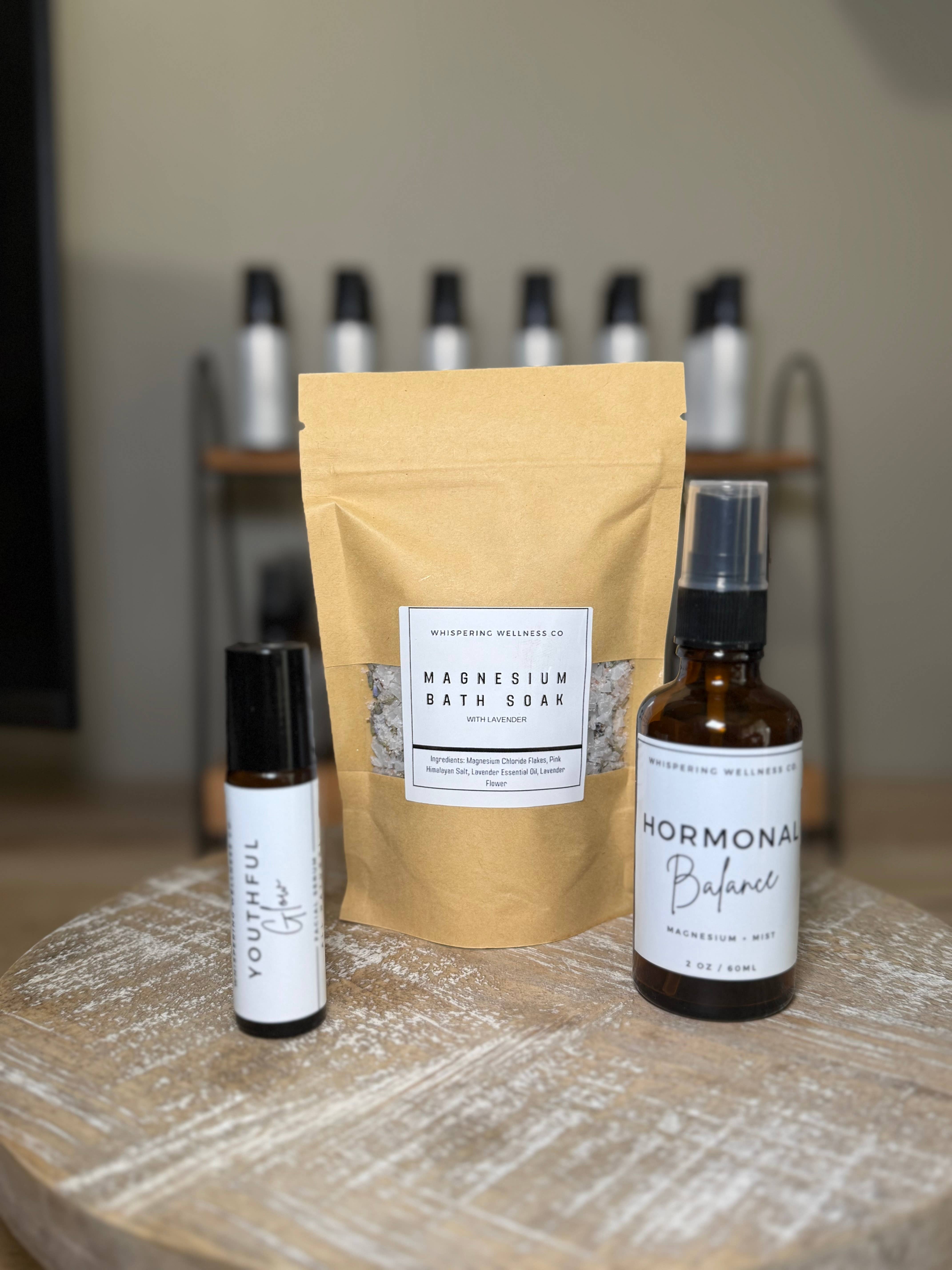 Whispering Wellness Co. - Wholesale Bath & Body Set - Tranquil Travel Set4