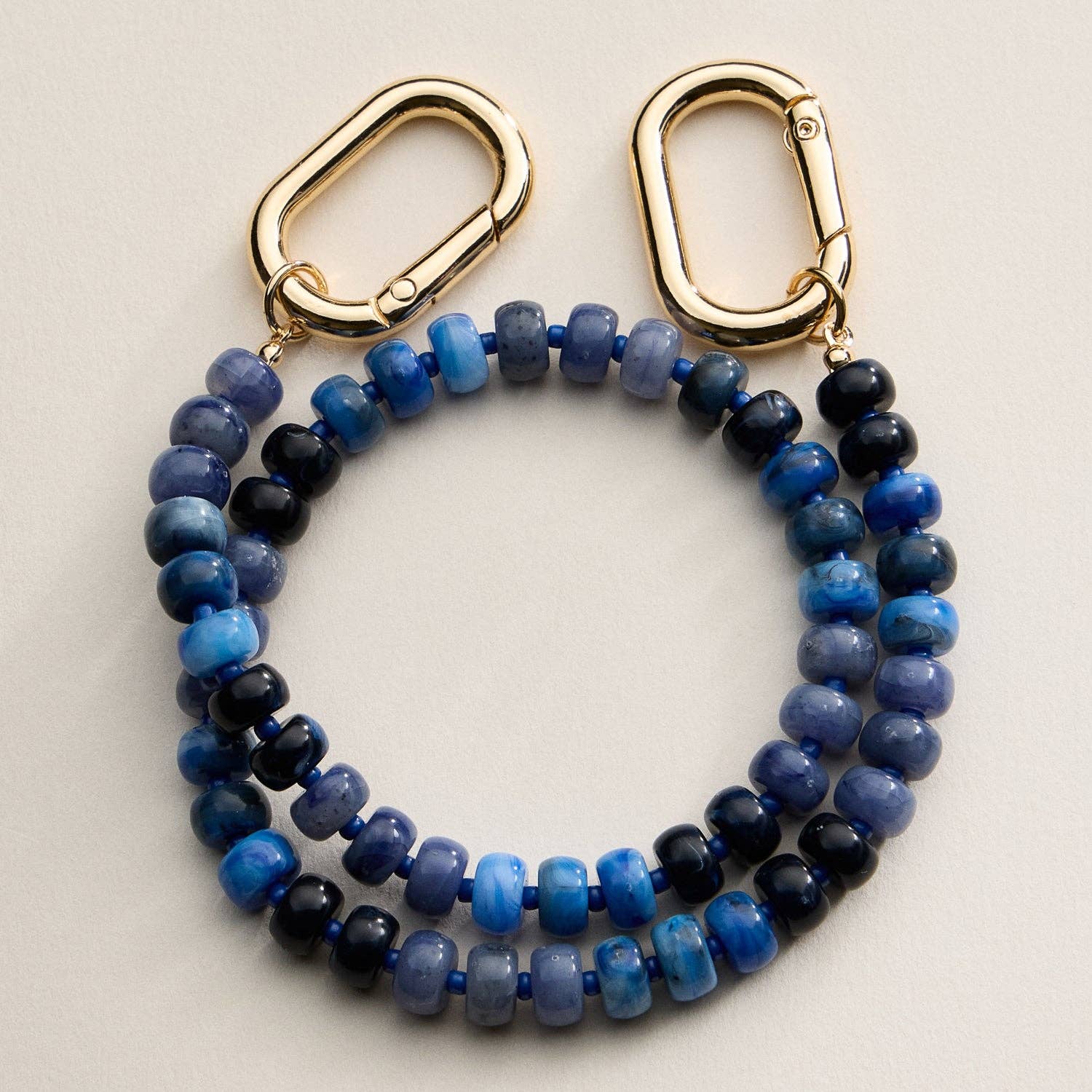 Frem - Wholesale Purse/Bag Accessory - Women's - Colorful Beaded Bag Charm with Gold Clasp Trendy Accessory8