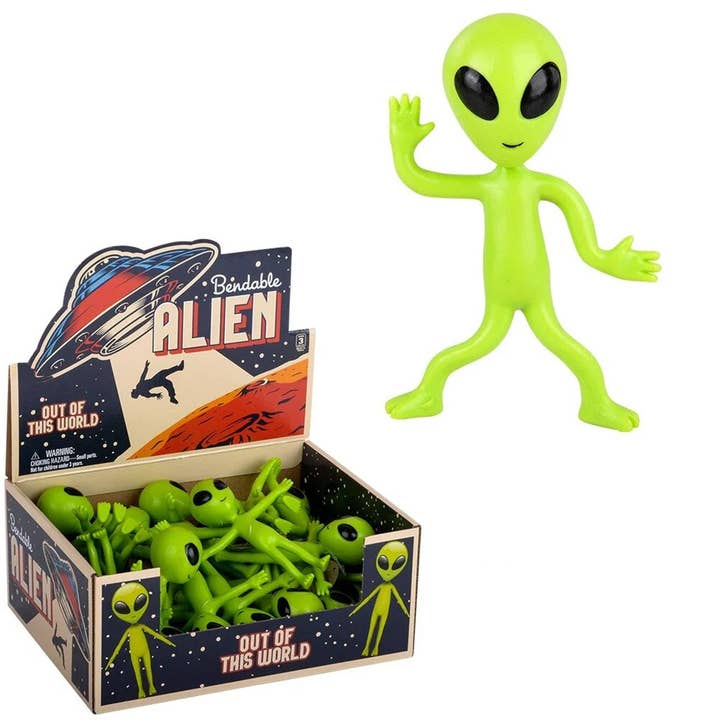 Holiday Farm – wholesale Squishy toy – Kids & Baby – Green Bendable Alien Fidget Kids Toys- Christmas In Bulk