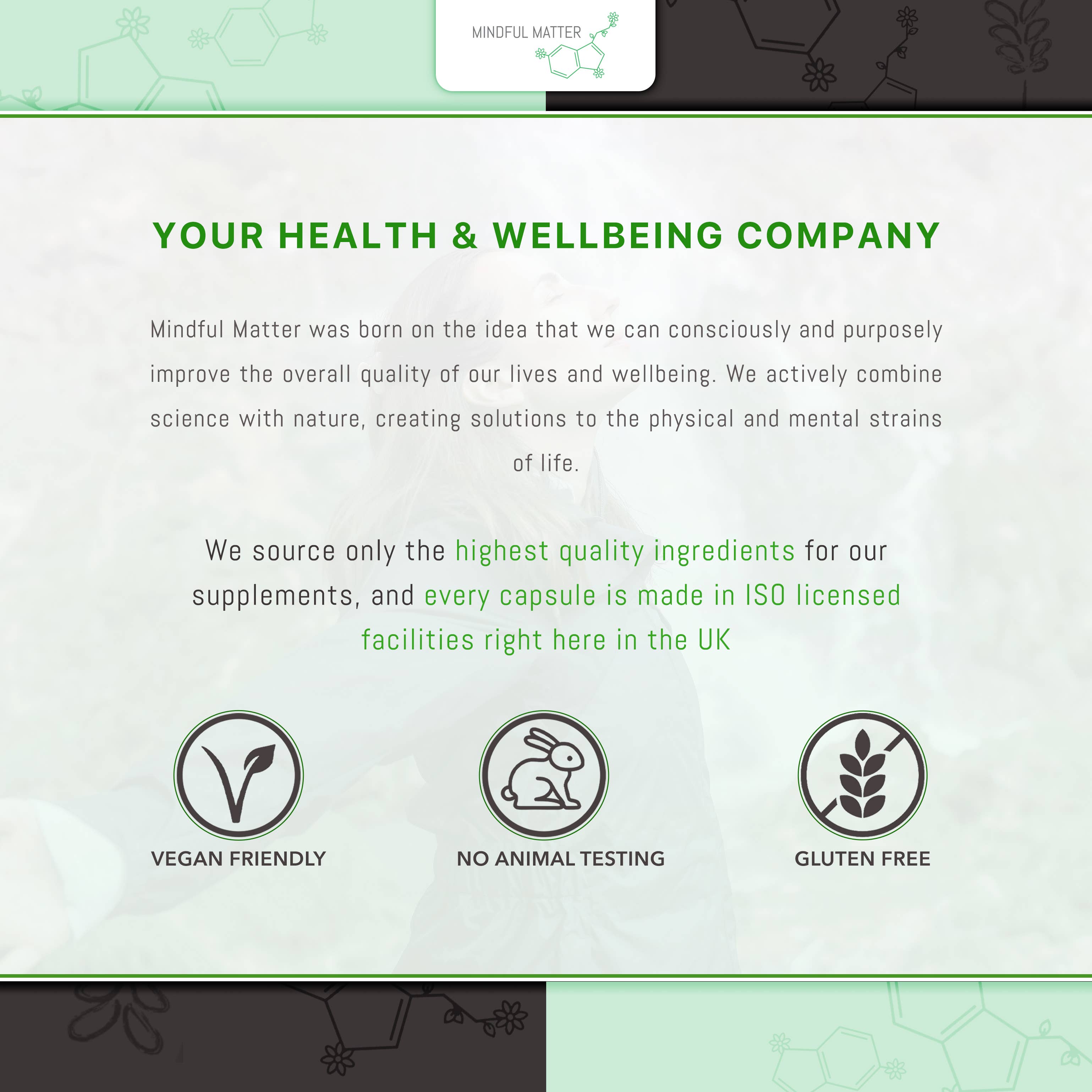 Focus Supplements - Wholesale Oral supplement/vitamin - L-Theanine From Green Tea Extract (400mg) 120 Capsules6