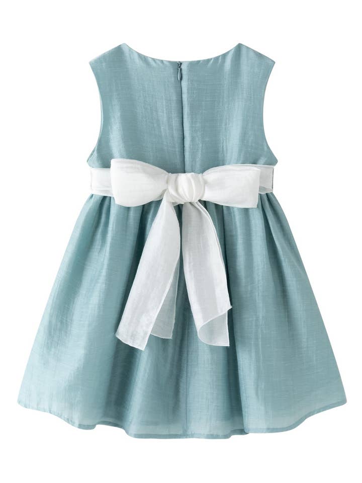 Cérémonie fille 3-9A avec manches à volants et nœuds JGV16786 pour la vente par Newness Kids