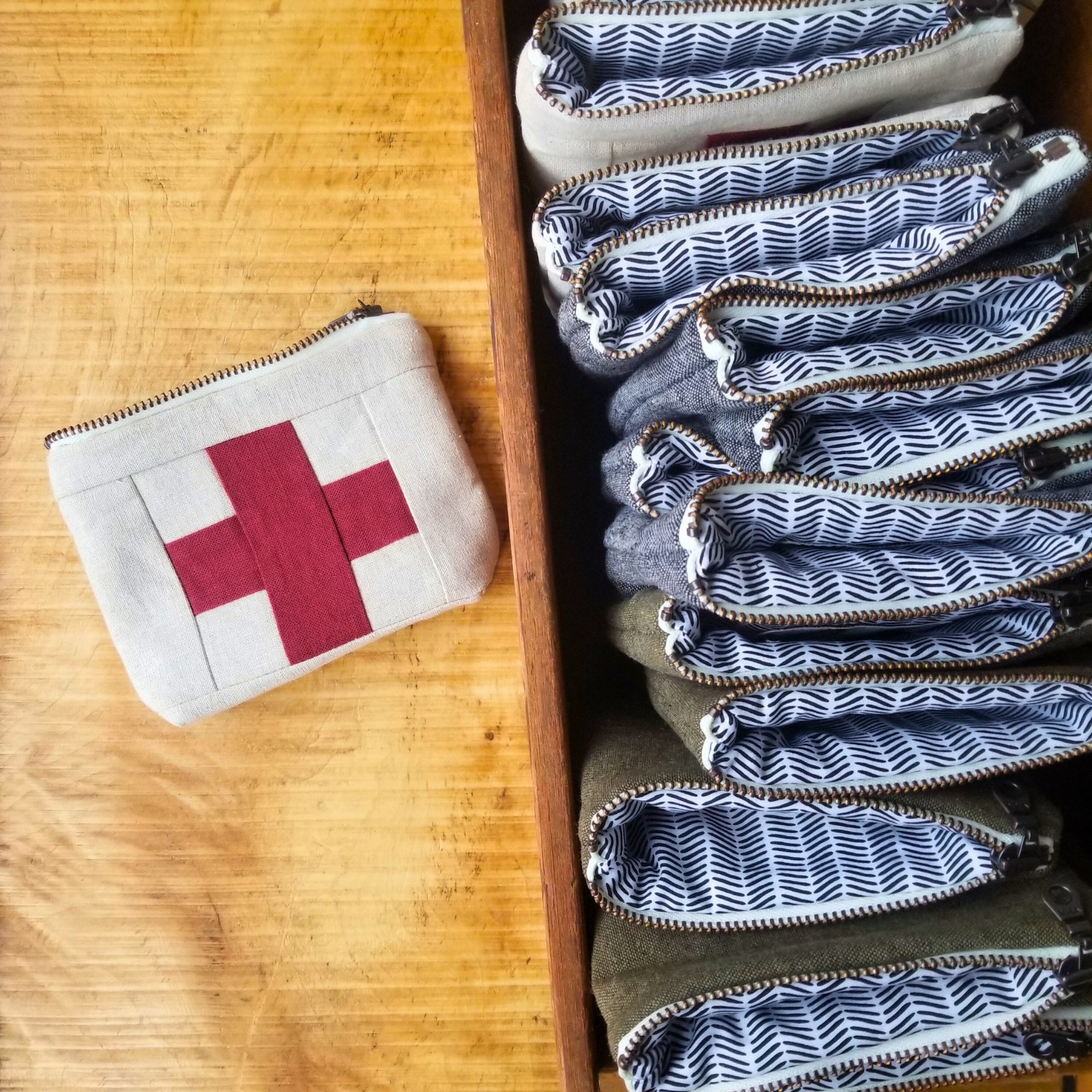 PaperFromHeaven - Wholesale First Aid Kit - Handmade Wellness Gift Pouch – Thoughtful Holiday Kit4