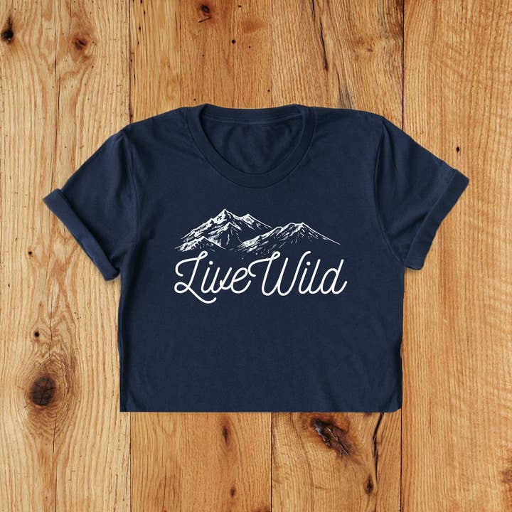 Camiseta Infantil Vive Salvaje para venta al por mayor de Of These Mountains